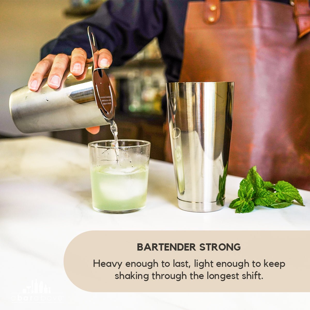 stainless steel boston shaker