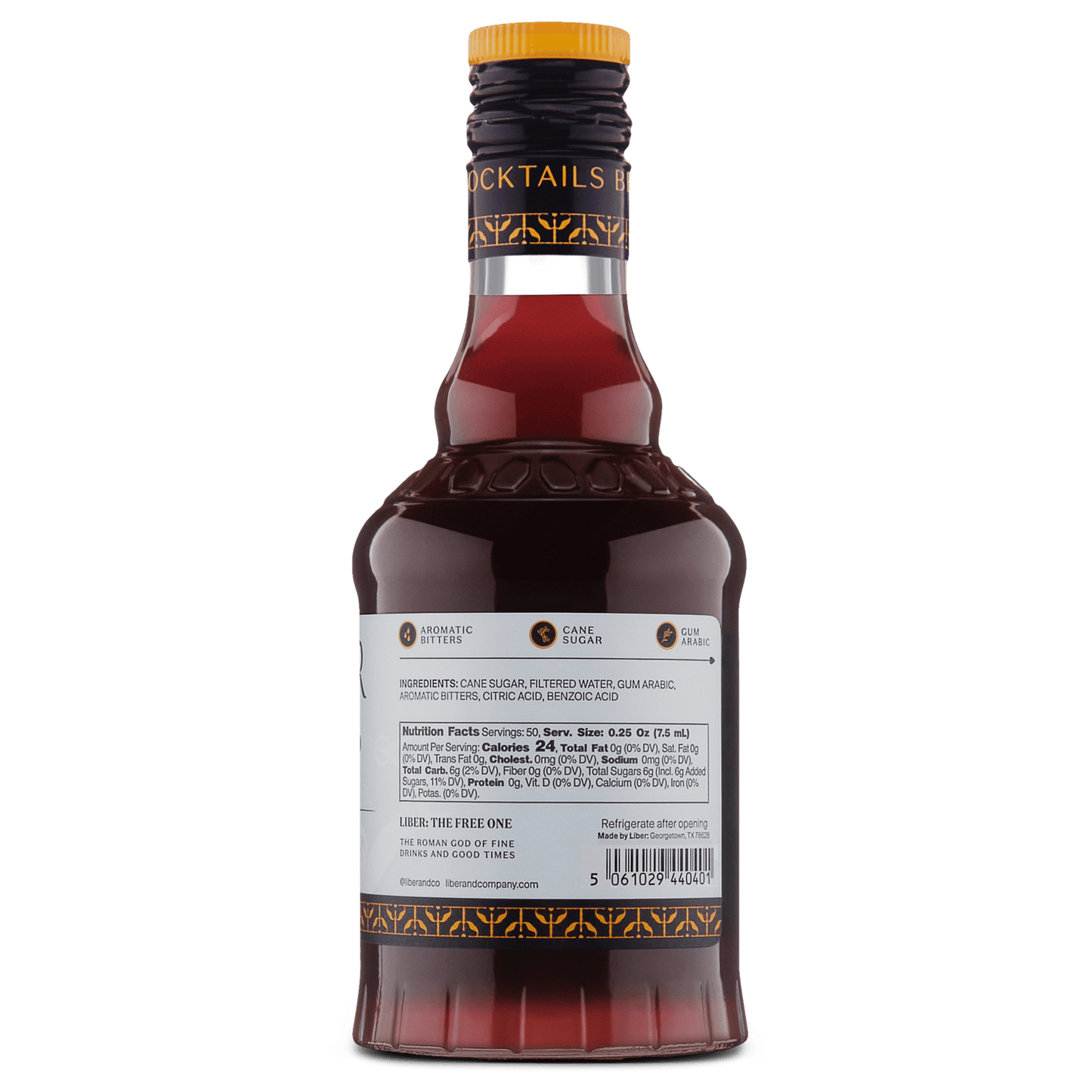 Old Fashioned Cocktail Syrup