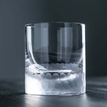 Hive Rocks Glass - Handblown Large Doubled Old Fashioned Glass Set