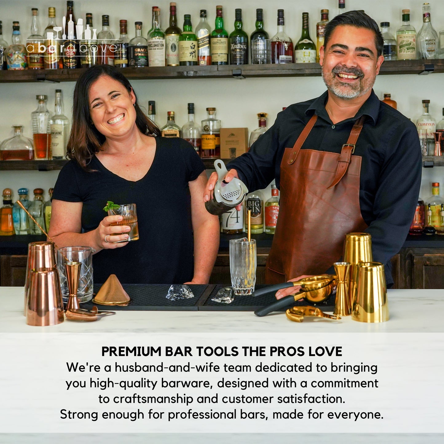 Black Silicone Bar Mat