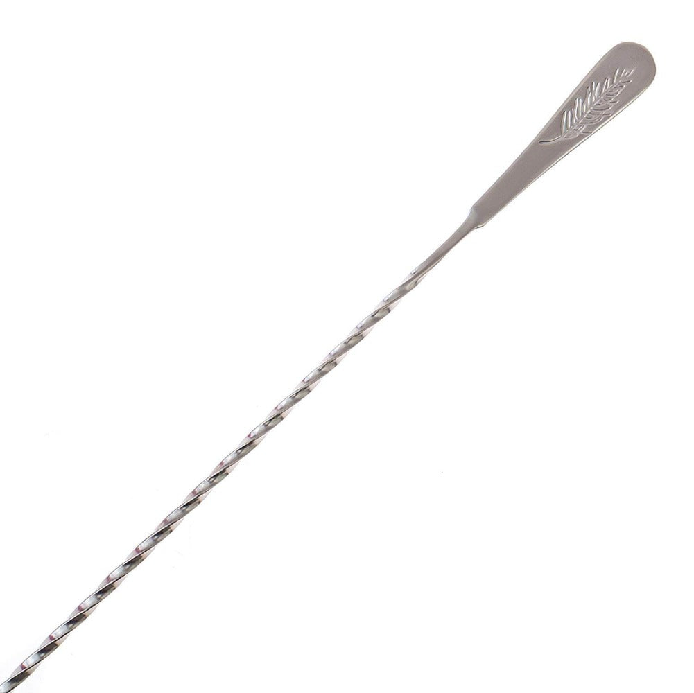 End of the extra long bar spoon from amehla co.