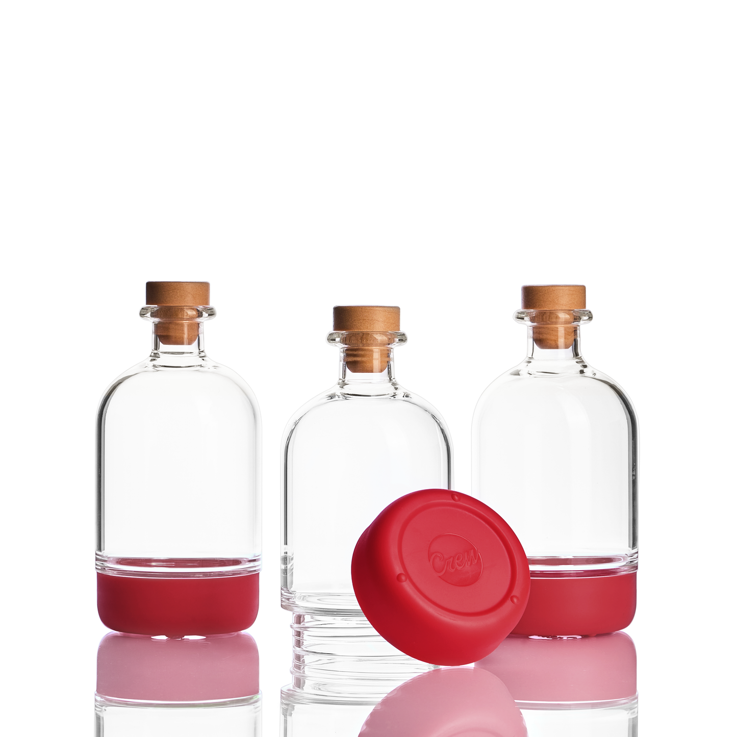 Merlot Chubby Bottle 3-Pack | Crew Barware Simple Syrup Bottle