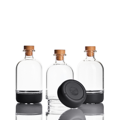 Pepper Chubby Bottle 3-Pack | Crew Barware Simple Syrup Bottle