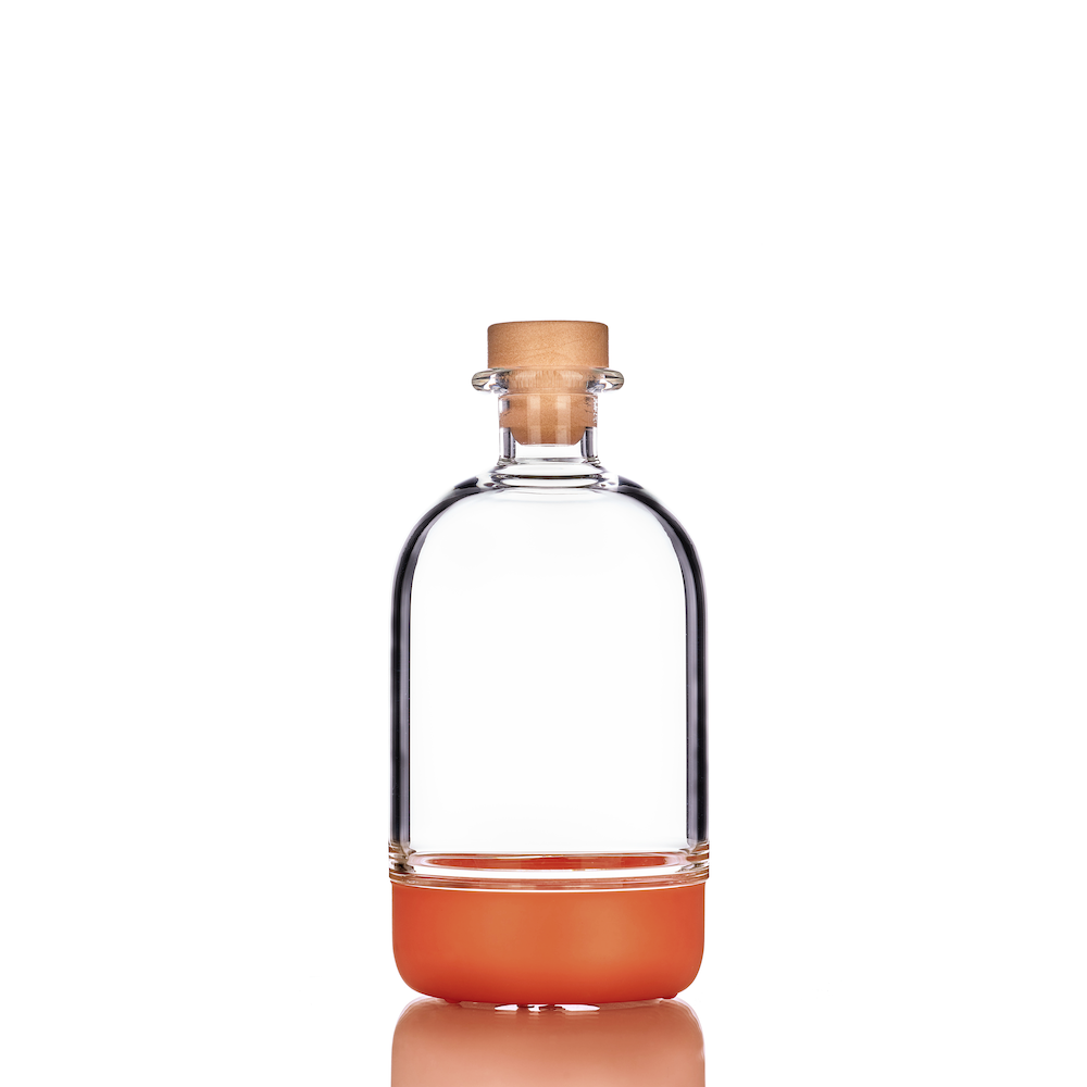 Burnt Orange Chubby Bottle | Crew Barware Simple Syrup Bottle