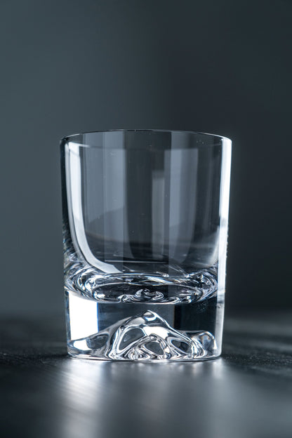 Foundation Glass | Weighted Mountain Base Old Fashioned Glasses - 10-ounce, Set of 2